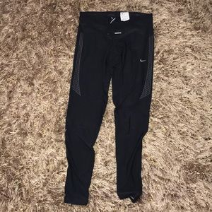 nike running pants with drawstring